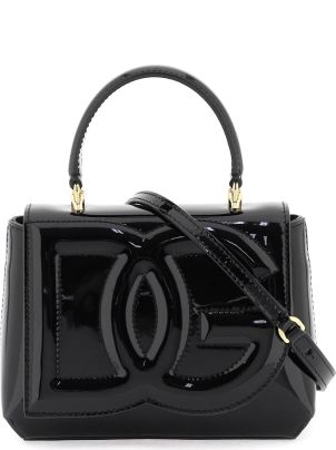 Dolce & Gabbana Logo Bag top-handle bag in patent leather