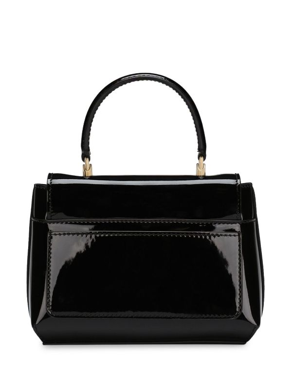 Dolce & Gabbana Logo Bag top-handle bag in patent leather