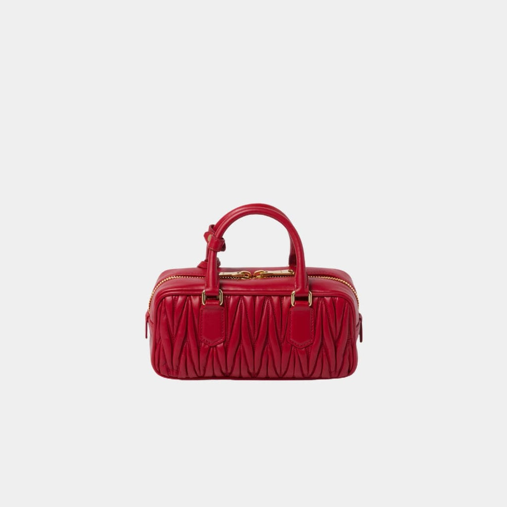 Miumiu Arcadie matelassé leather tote bag