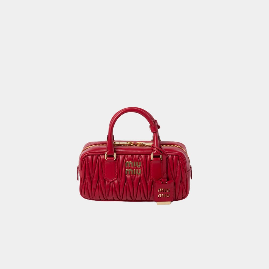Miumiu Arcadie matelassé leather tote bag
